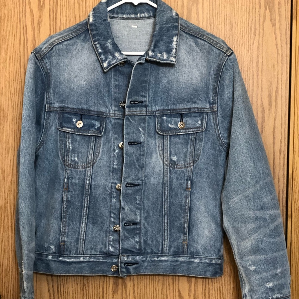 Mr. Completely Moto Sleeve Denim Jacket